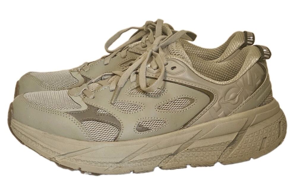 Hoka One One Clifton L Athletics Womens Size 8 Running Shoes Barley